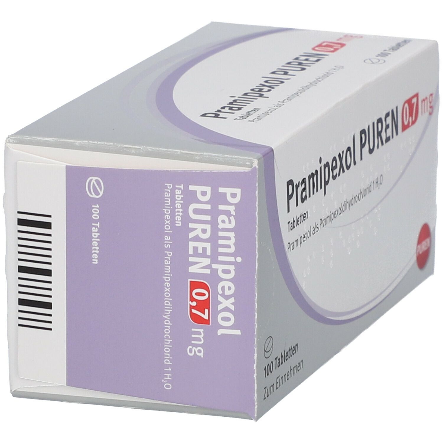 Pramipexol Puren 0,7 mg Tabletten 100 St