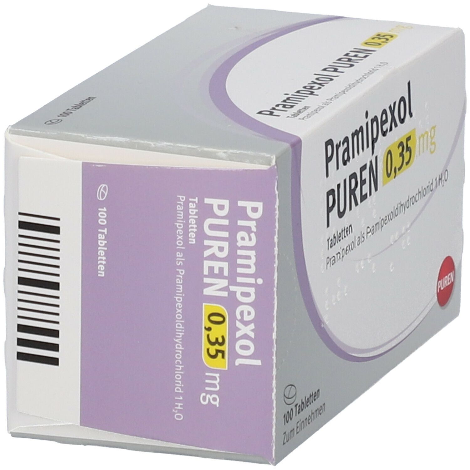 Pramipexol Puren 0,35 mg Tabletten 100 St