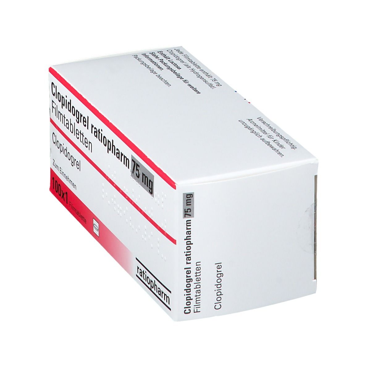 Clopidogrel ratiopharm 75 mg Filmtabletten 28 St