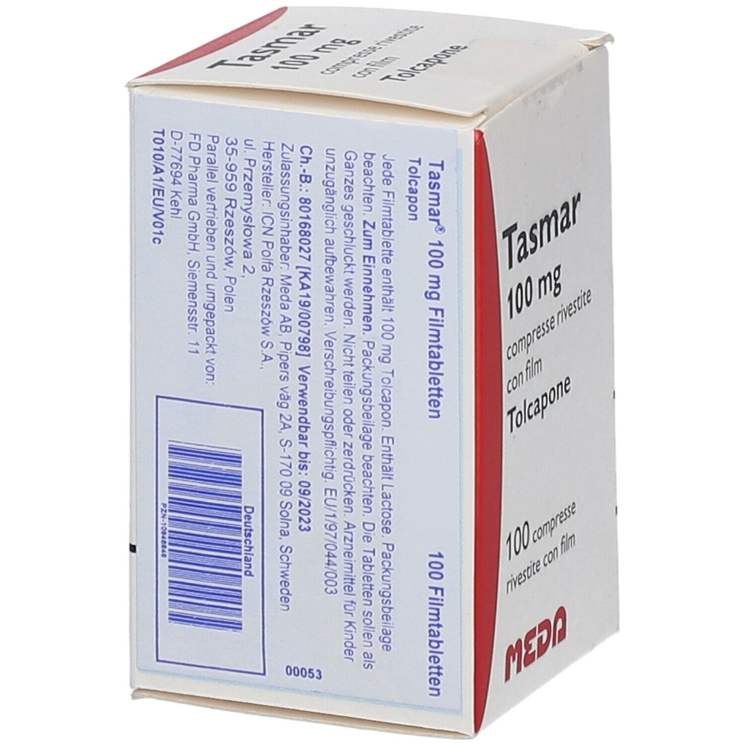 Tasmar 100 mg Filmtabletten St