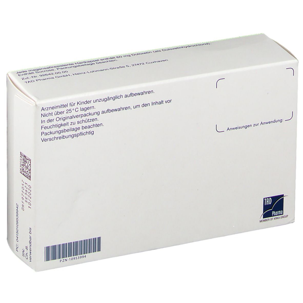 Duloxalte® 60 mg