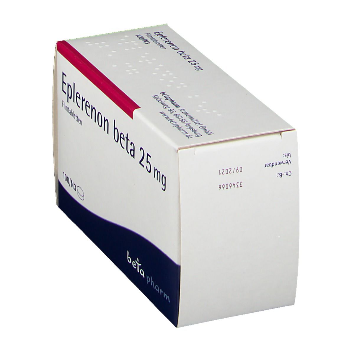 Eplerenon beta 25 mg Filmtabletten 100 St