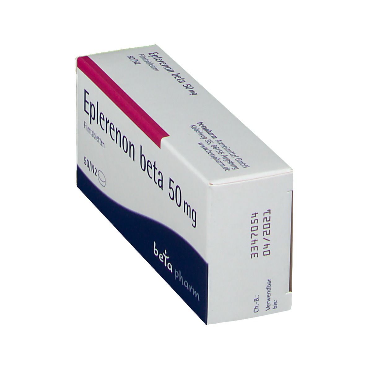 Eplerenon beta 50 mg Filmtabletten 20 St