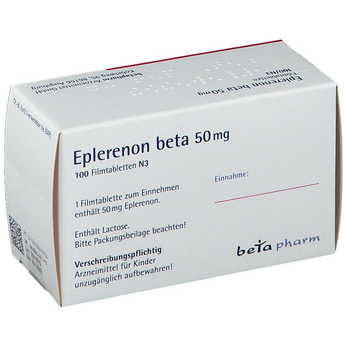 Eplerenon beta 50 mg