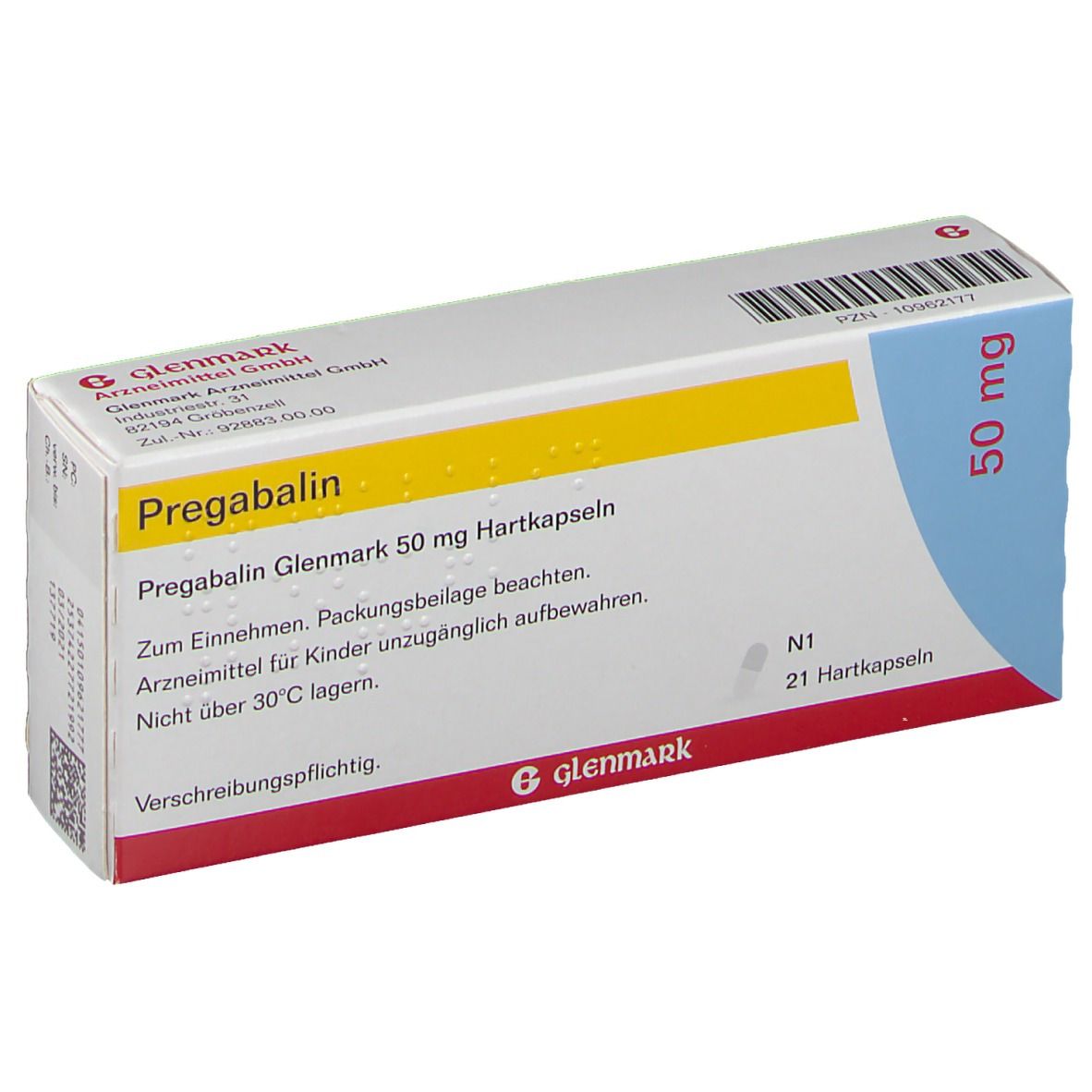 Pregabalin Glenmark 50 mg
