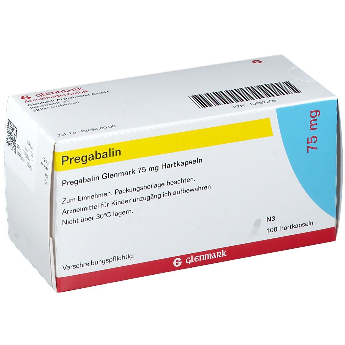 Pregabalin Glenmark 75 mg