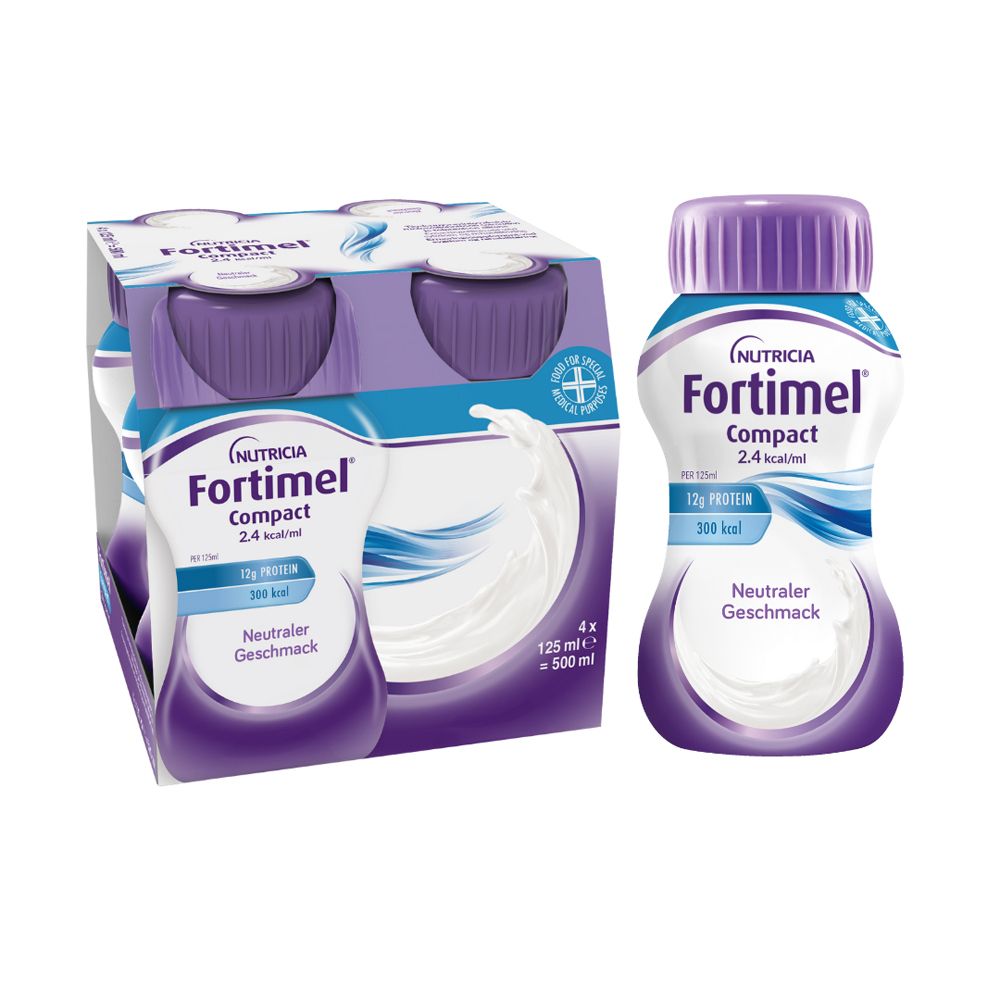 Fortimel® Compact 2.4 kcal Neutral – Hochkalorische Trinknahrung mit allen wichtigen Nährstoffen, Vitaminen, Mineralien 