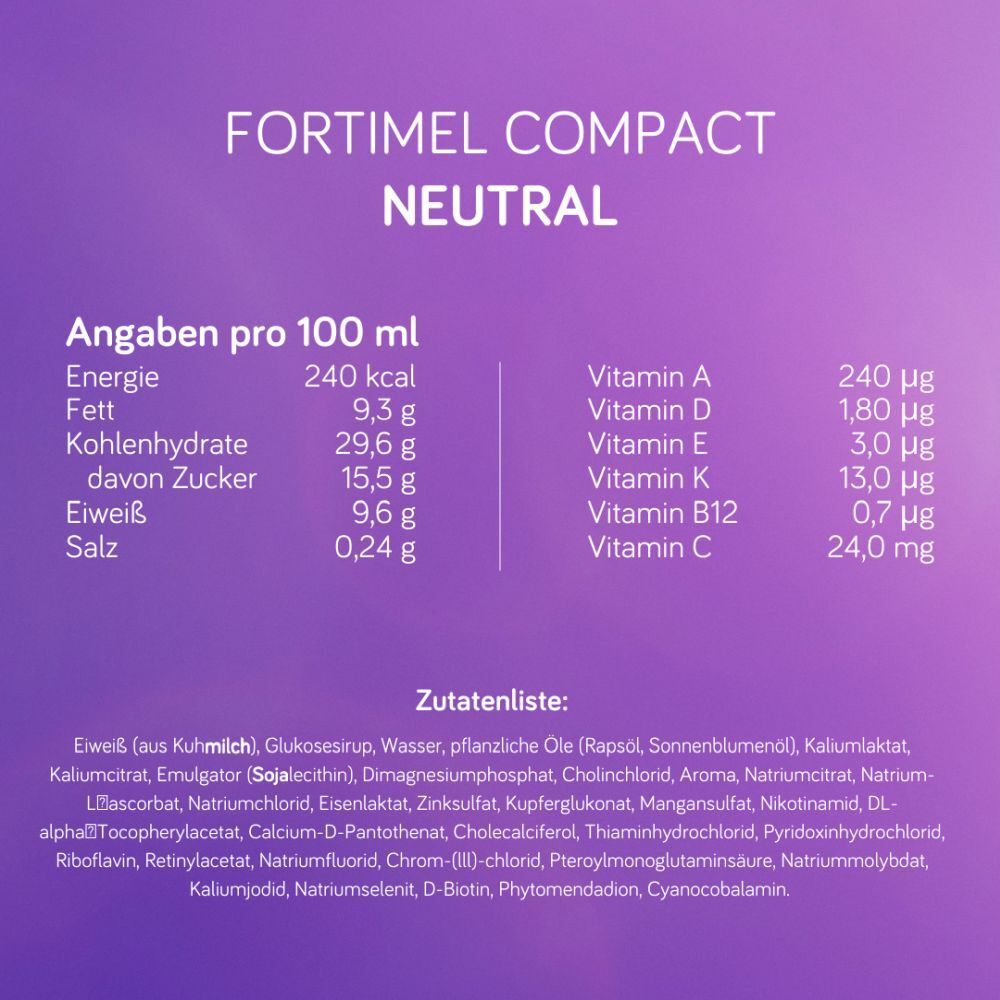 Fortimel® Compact 2.4 Trinknahrung Neutral