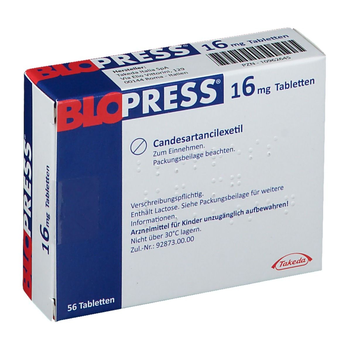 BLOPRESS 16 mg