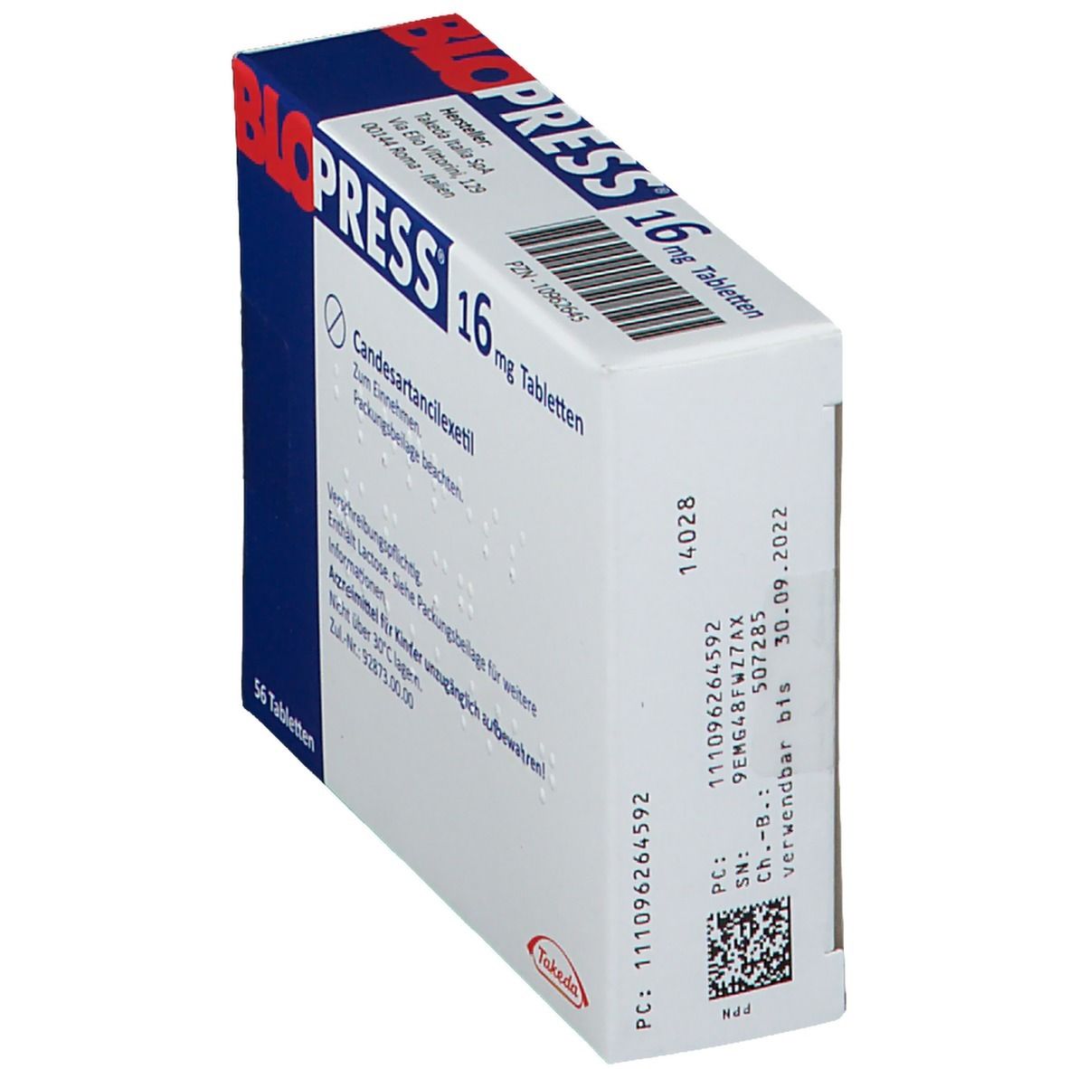 BLOPRESS 16 mg