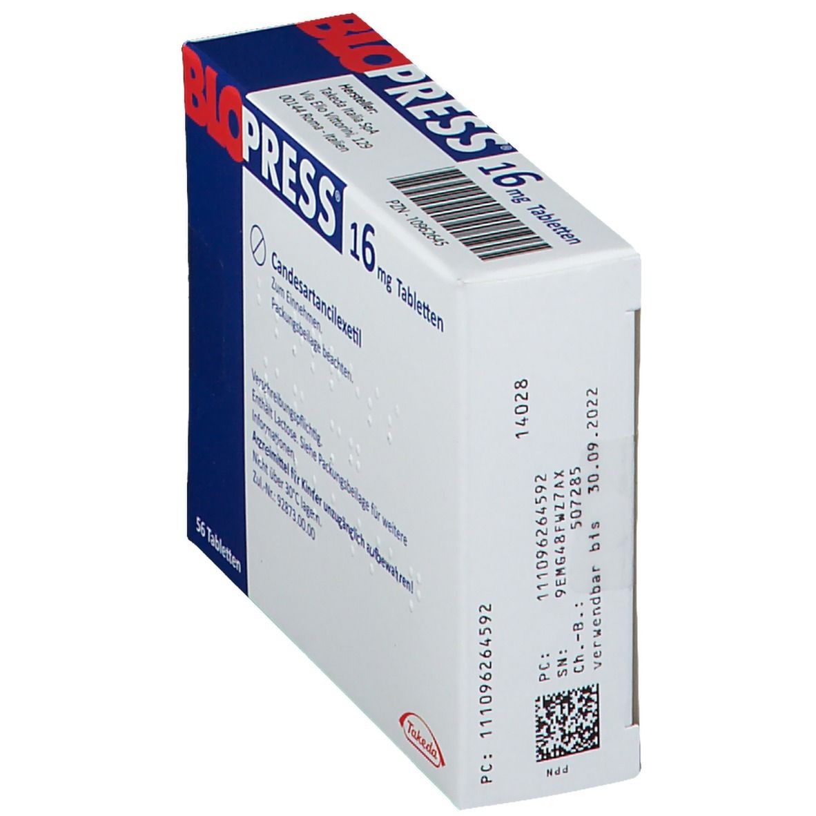 BLOPRESS 16 mg