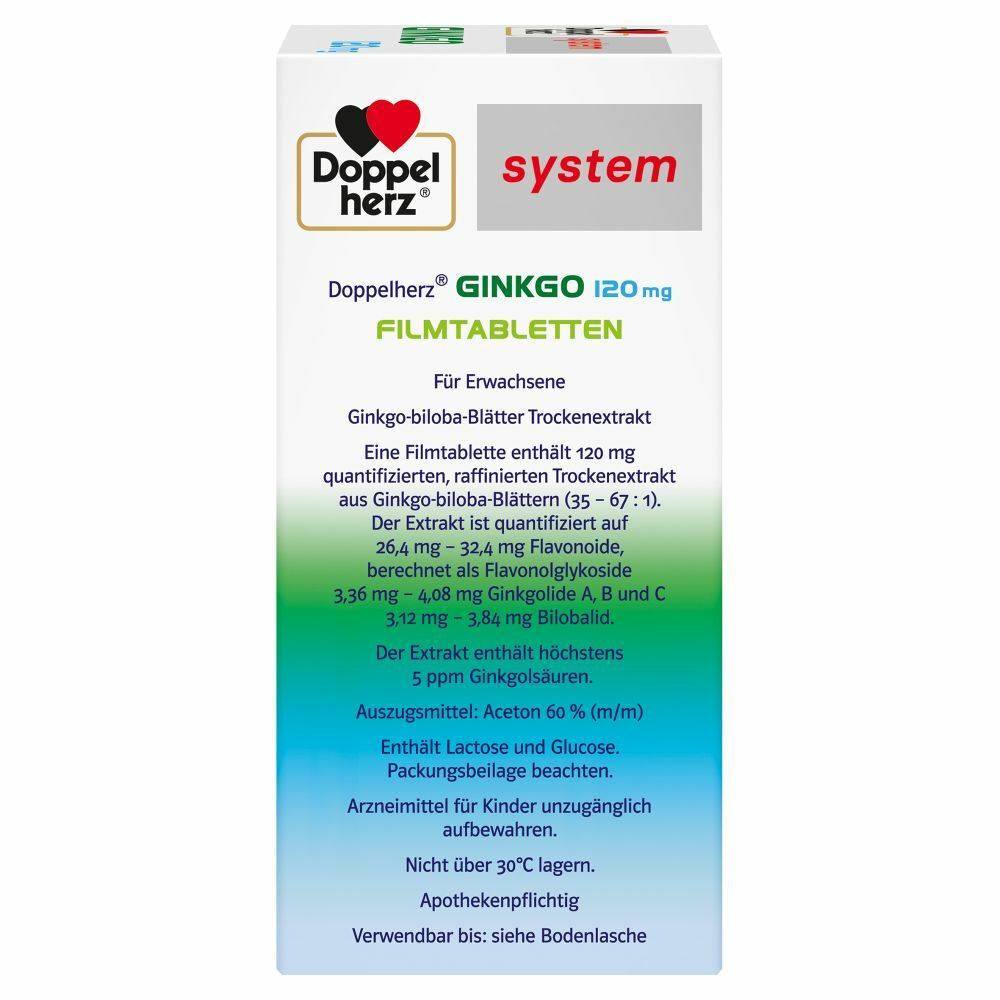 Doppelherz® system GINKGO 120 mg