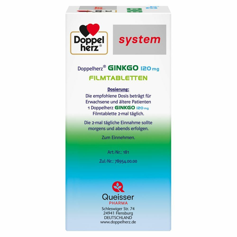 Doppelherz® system GINKGO 120 mg