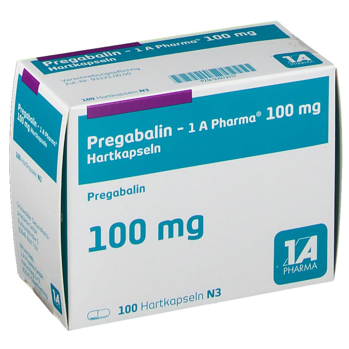 Pregabalin-1A Pharma 200 mg Hartkapseln 100 St