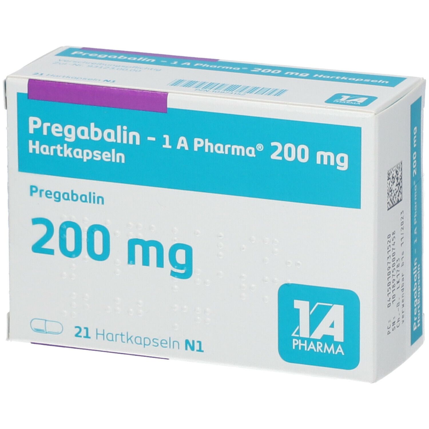 Pregabalin - 1 A Pharma® 200 mg