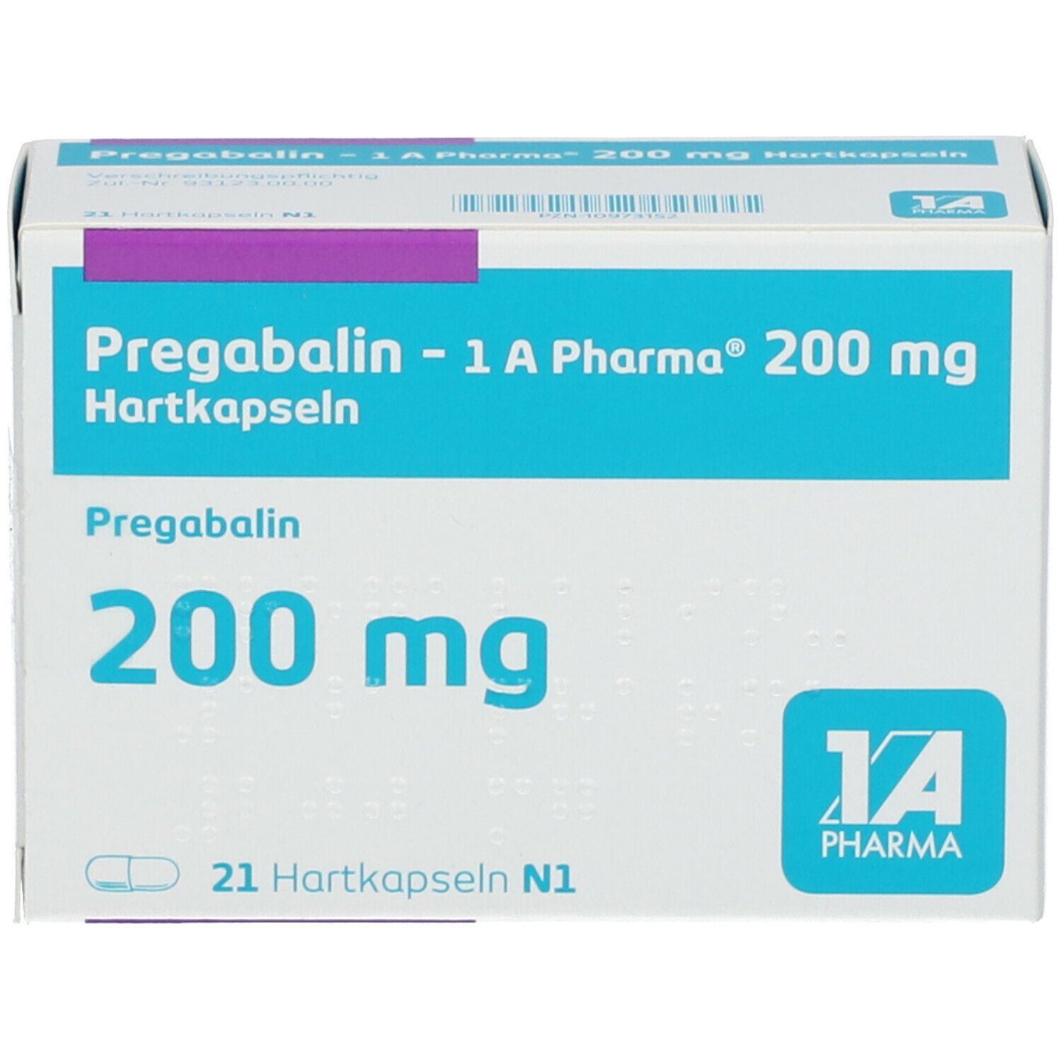 Pregabalin - 1 A Pharma® 200 mg