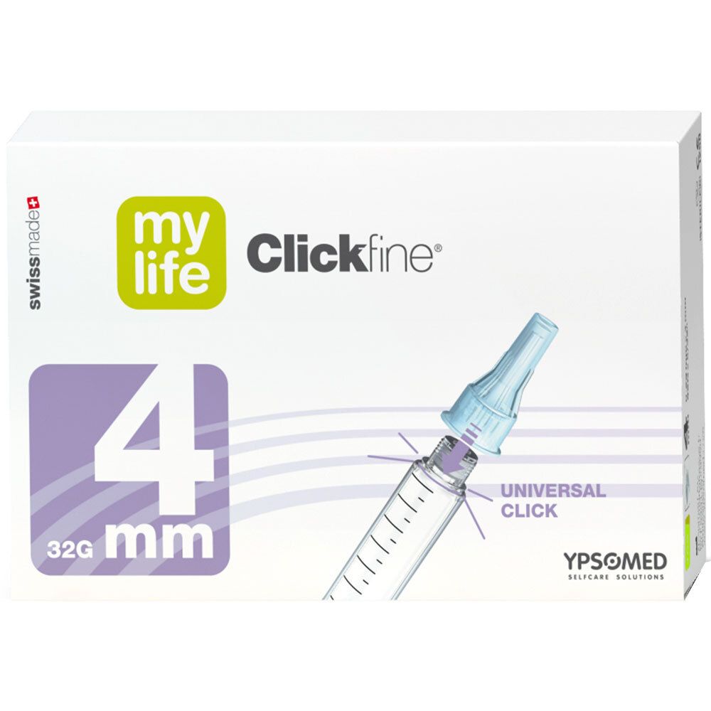 Mylife Clickfine Pen-Nadeln 32 G 4 mm 100 St Kanüle