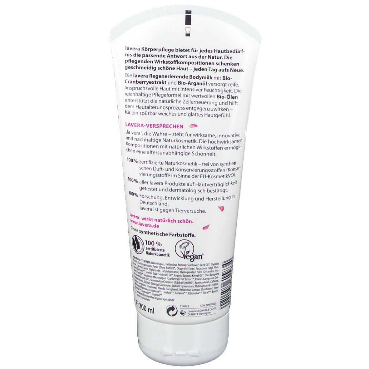 lavera Bodymilk Bio-Cranberry & Bio-Arganöl