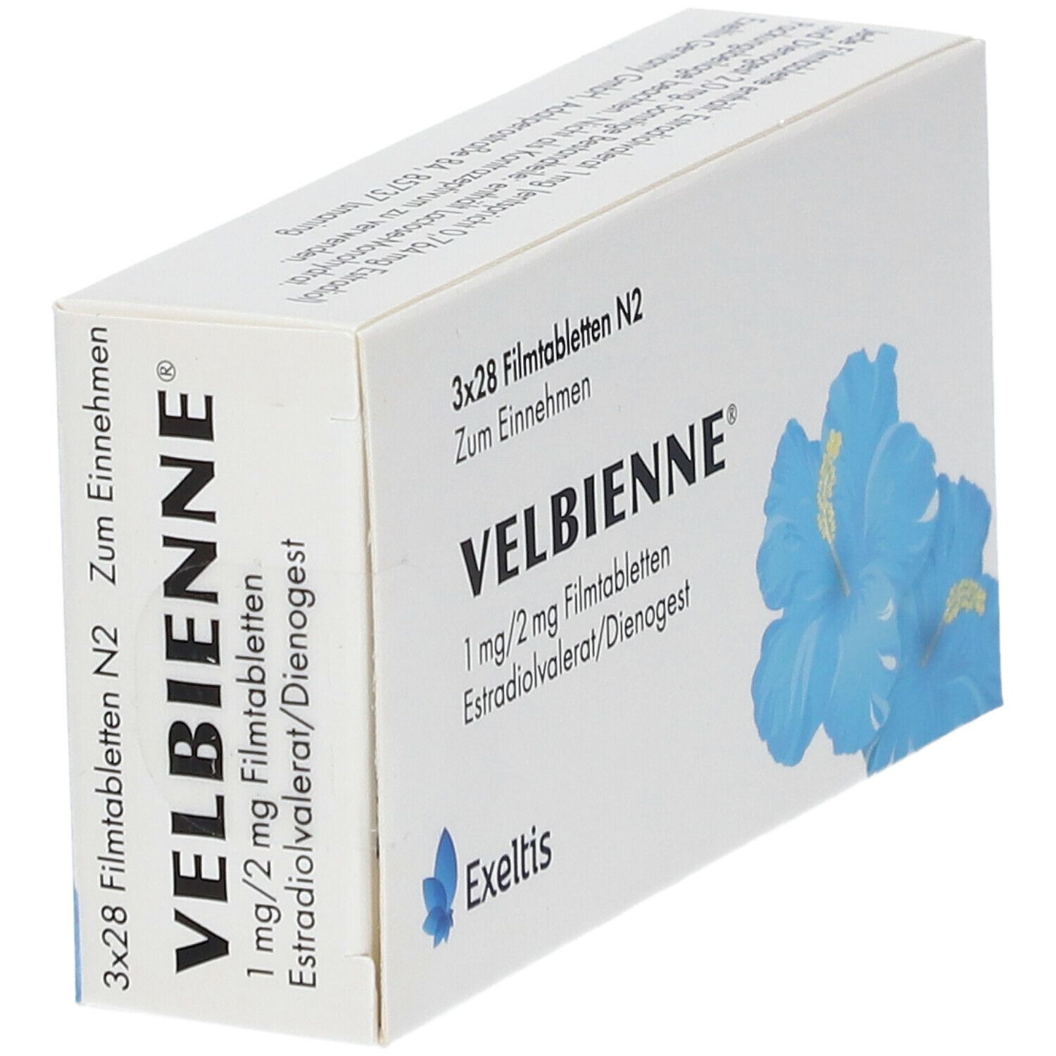 Velbienne 1 mg/2 mg Filmtabletten 3x28 St