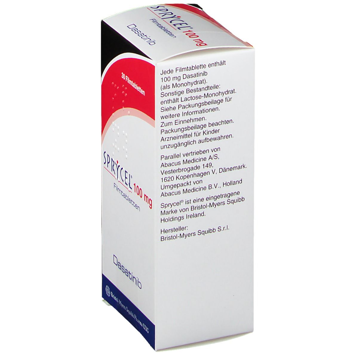 Sprycel 100 mg Filmtabletten 30 St