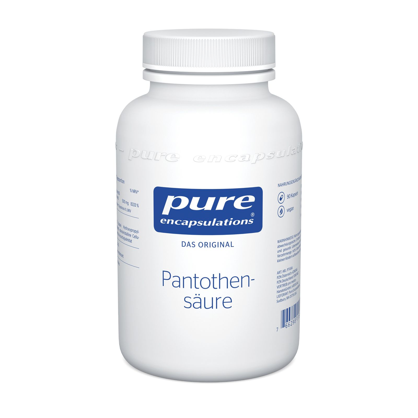 pure encapsulations® Pantothensäure