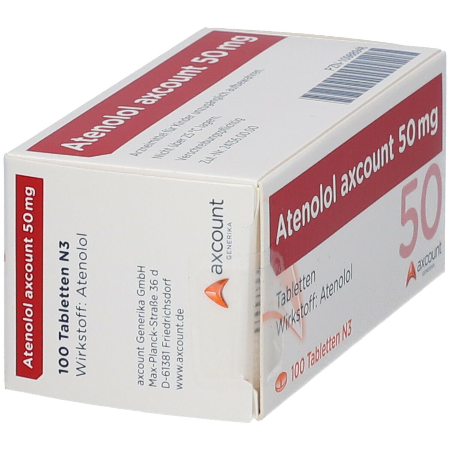Atenolol axcount 50 mg