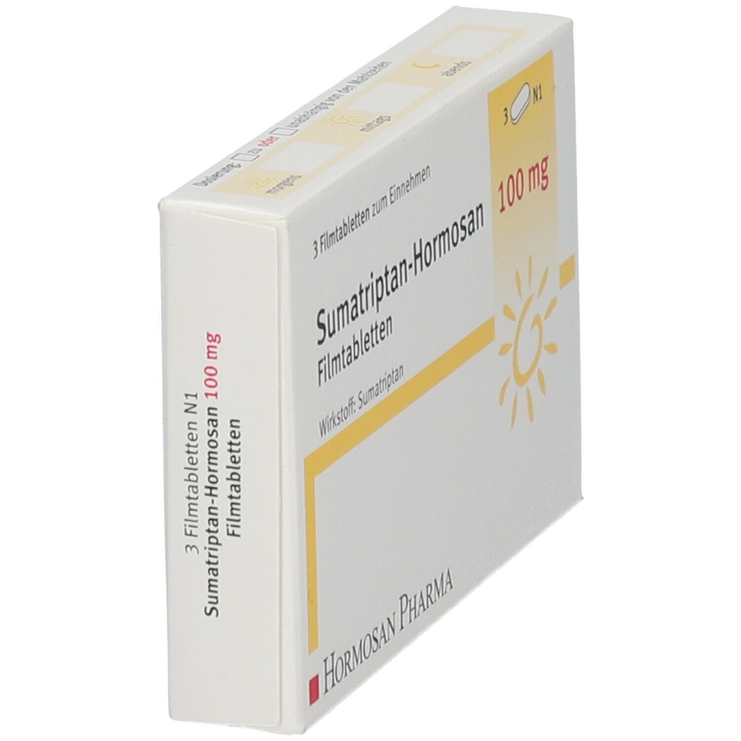 Sumatriptan Hormosan 100 mg Filmtabletten 3 St