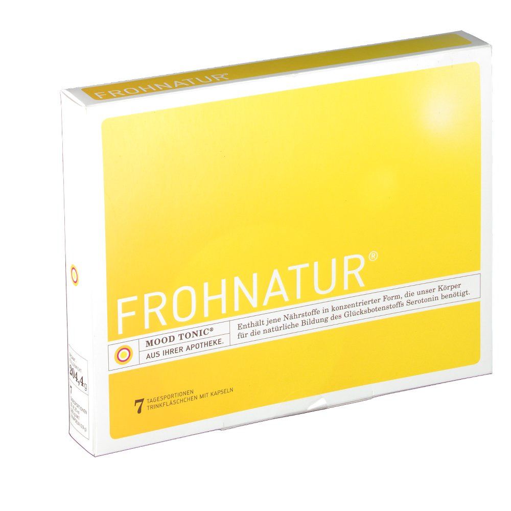 Frohnatur Mood Tonic Trinkfläschchen mit Kapseln 7 St Trinkampullen