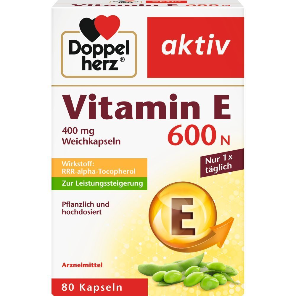 Doppelherz Vitamin E 600 N 80 St Weichkapseln