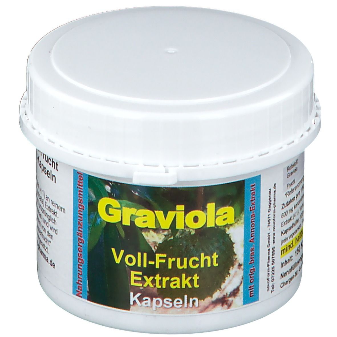 Graviola Vollextrakt 600 mg 150 St Kapseln