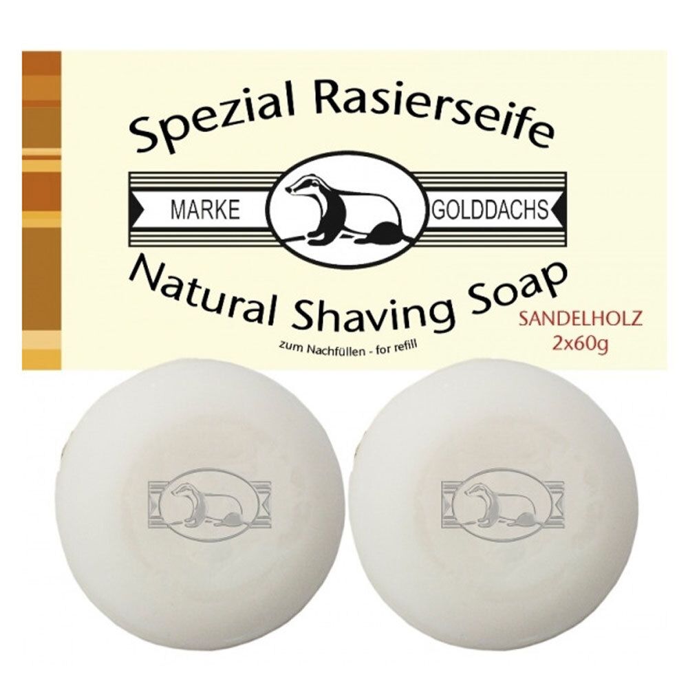 Rasierseife Sandelholz Refill 2X60 g Seife