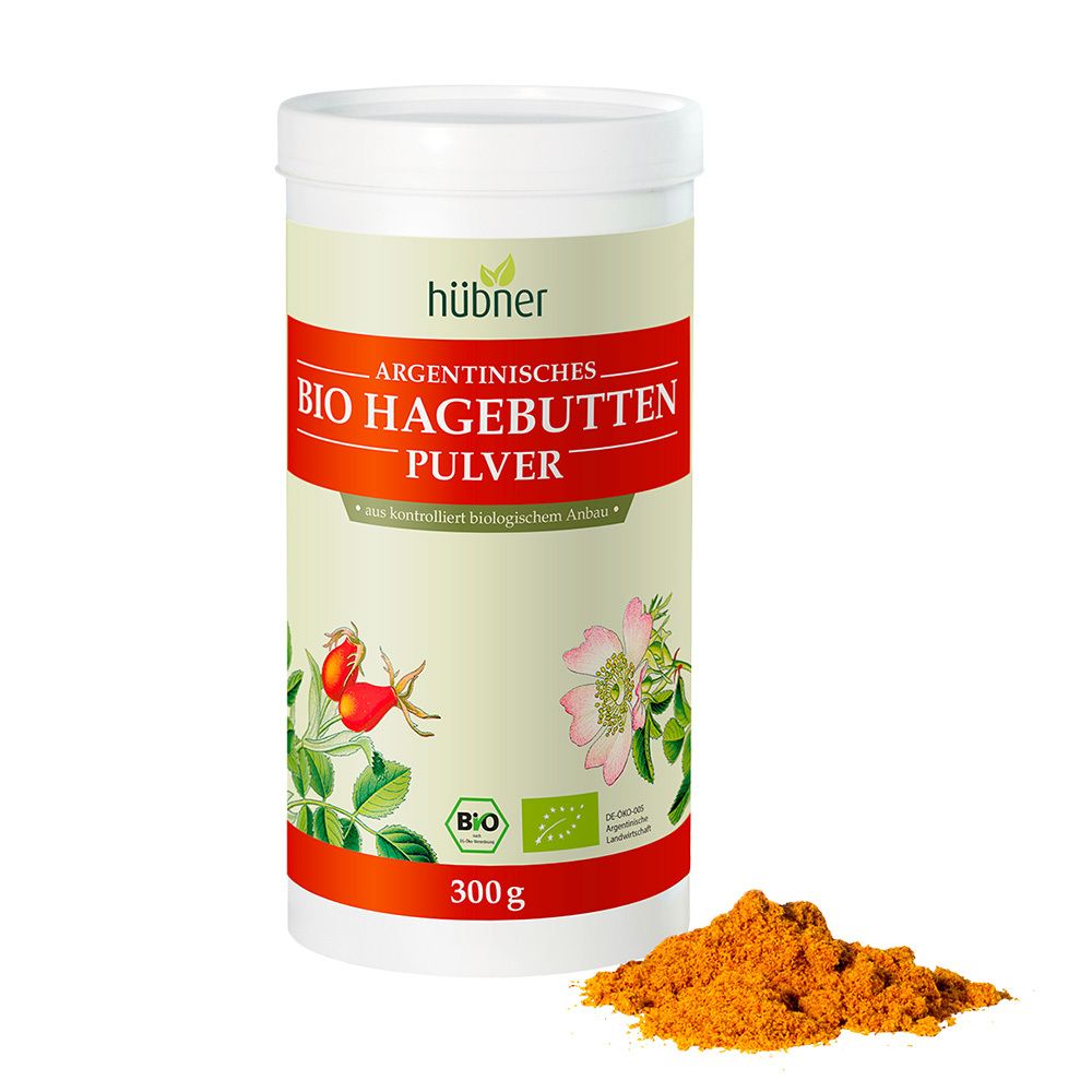 Hübner Argentinisches Bio Hagebutten Pulver 300 g Pulver