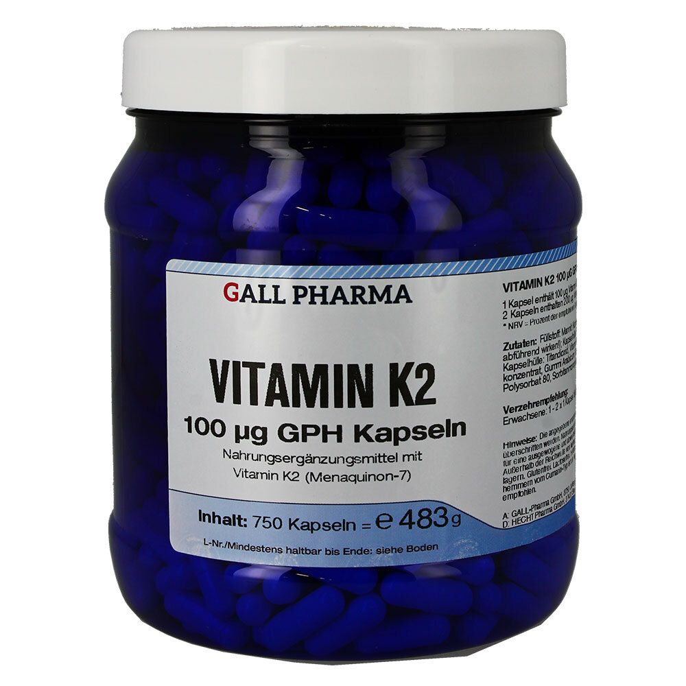Vitamin K2 100µg GPH Kapseln 750 St Kapseln
