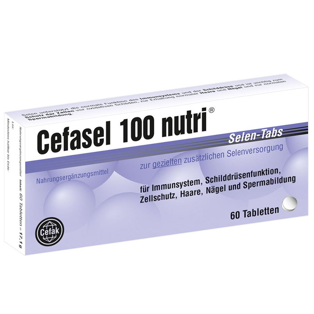 Cefasel 100 nutri® Selen-Tabs 60 St Tabletten