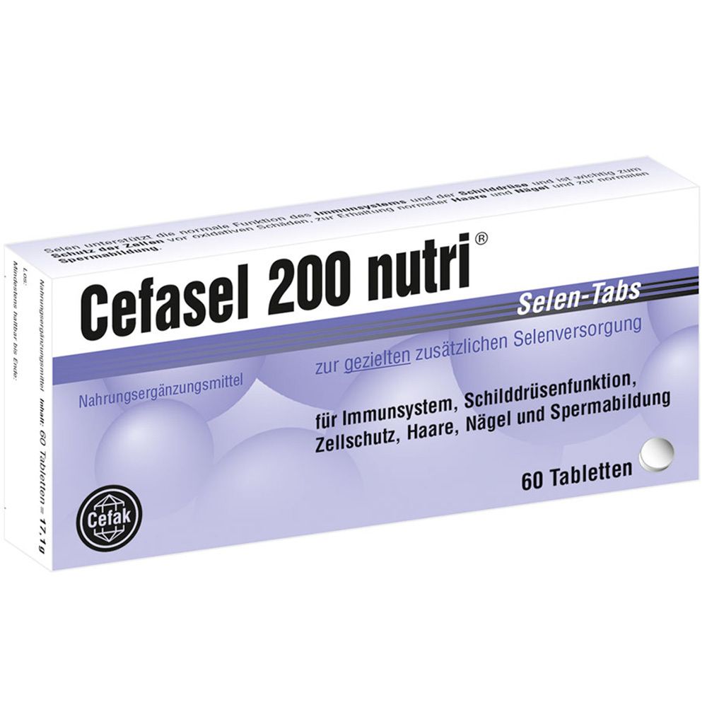 Cefasel 200 nutri® Selen-Tabs 60 St Tabletten