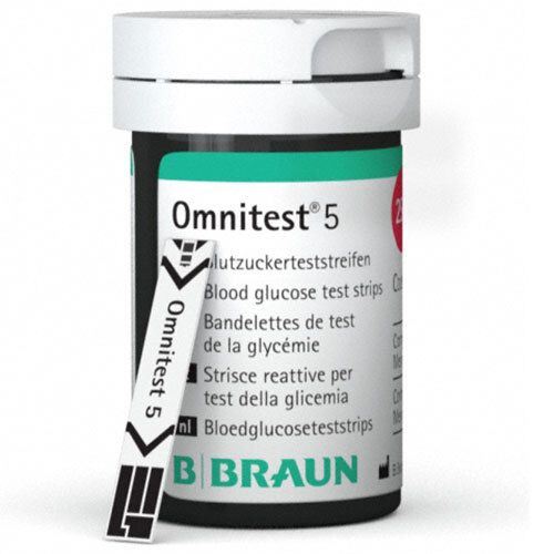 Omnitest® 5 Blutzuckerteststreifen 2X25 St Teststreifen