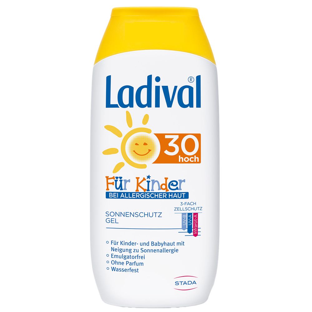 Ladival® Sonnenschutz Gel bei allergischer Haut für Kinder LSF 30 200 ml Gel