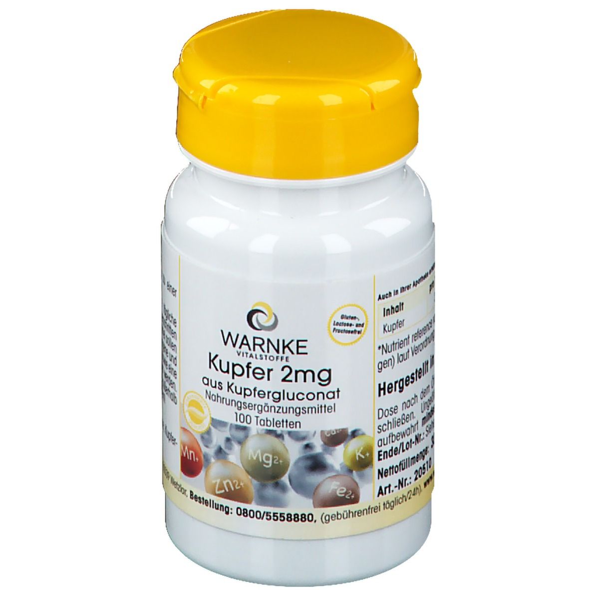 WARNKE Kupfer 2 mg