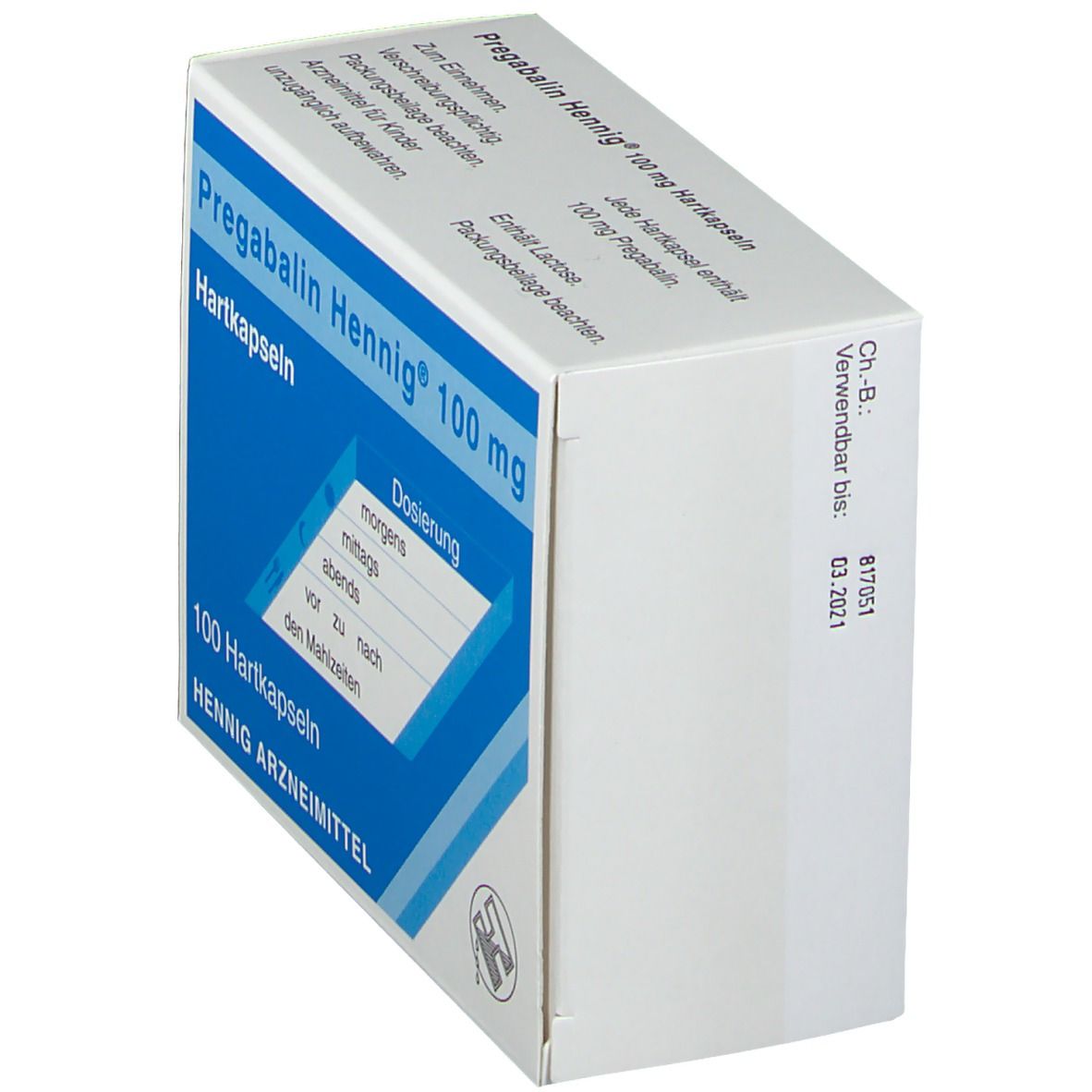 Pregabalin Hennig® 100 mg