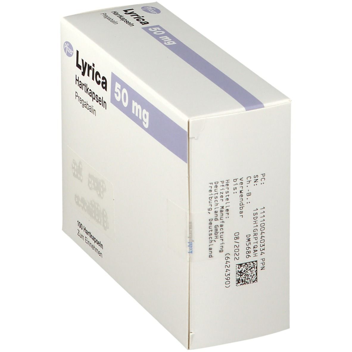 Lyrica 50 mg Hartkapseln 100 St