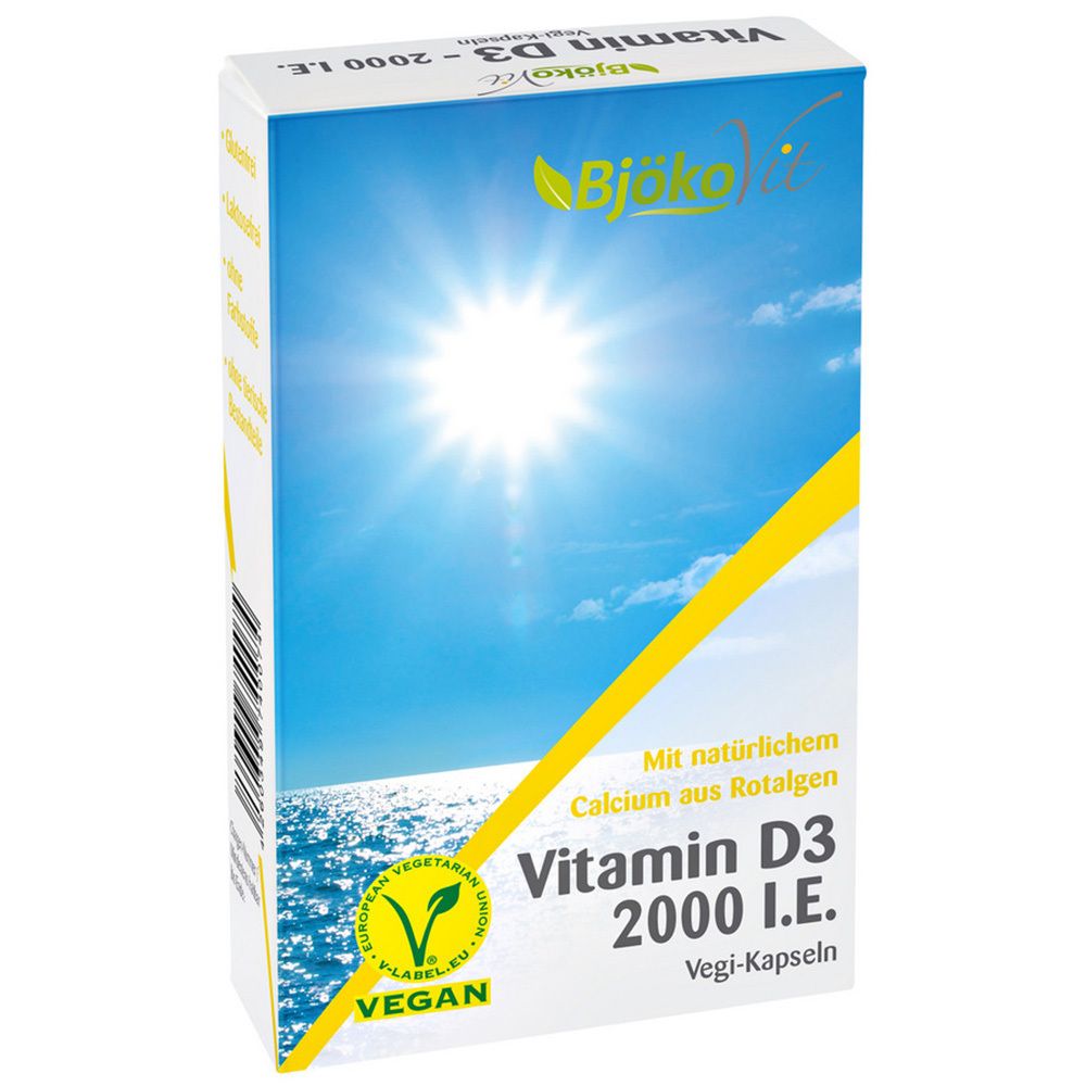 VITAMIN D3 2000 I.E. VEGI