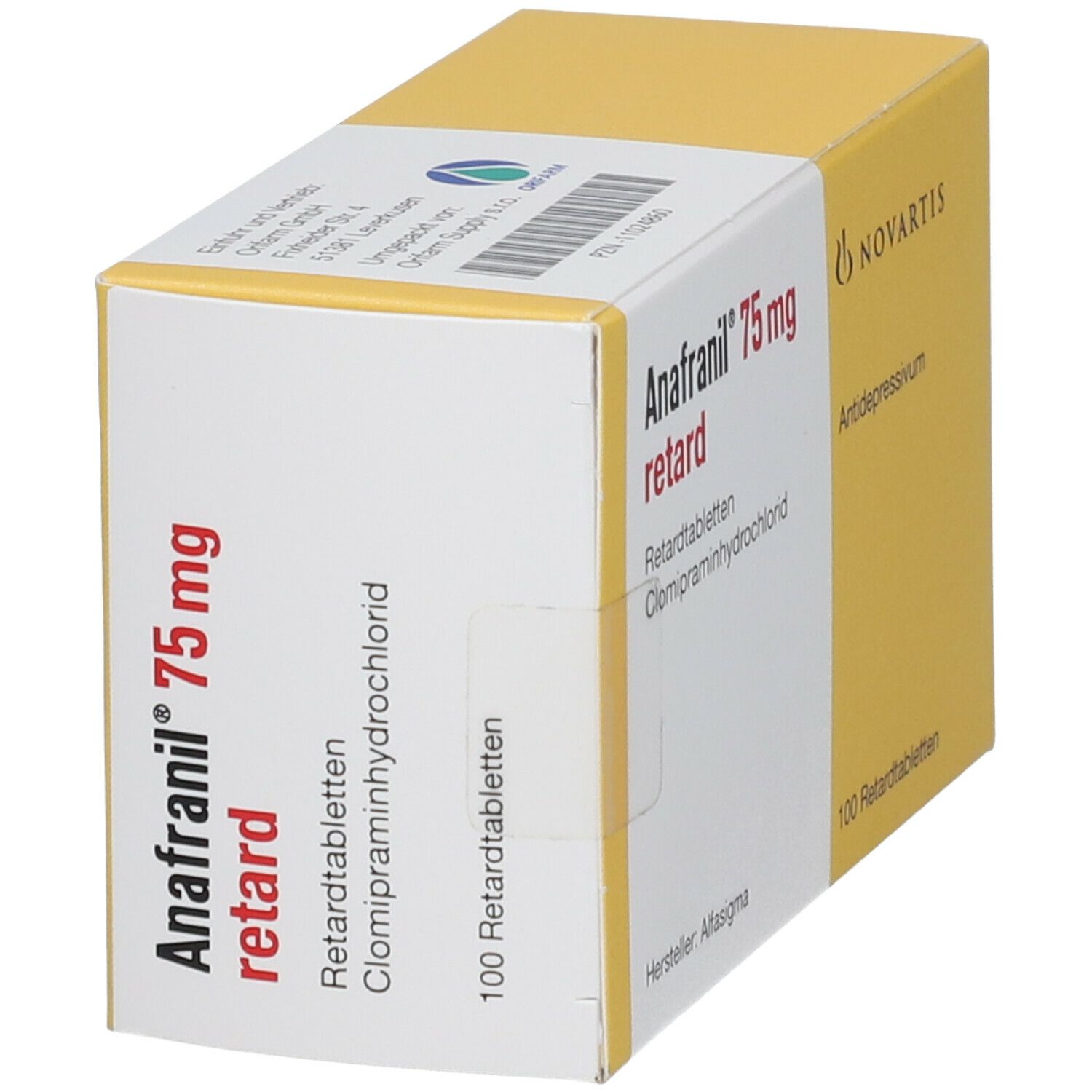 Anafranil 75 mg Retardtabletten 100 St Retard-Tabletten