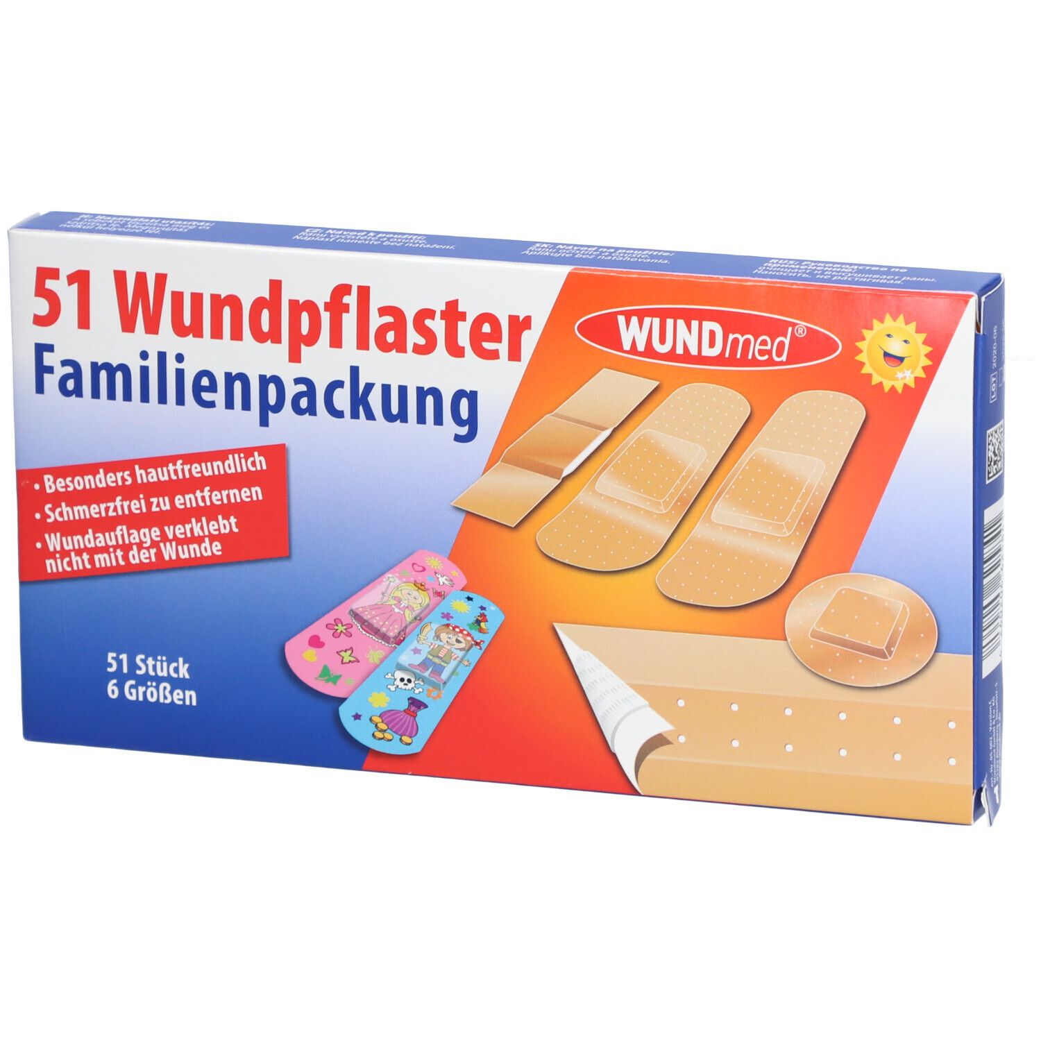 Wundpflaster Familienpackung 6 Größen