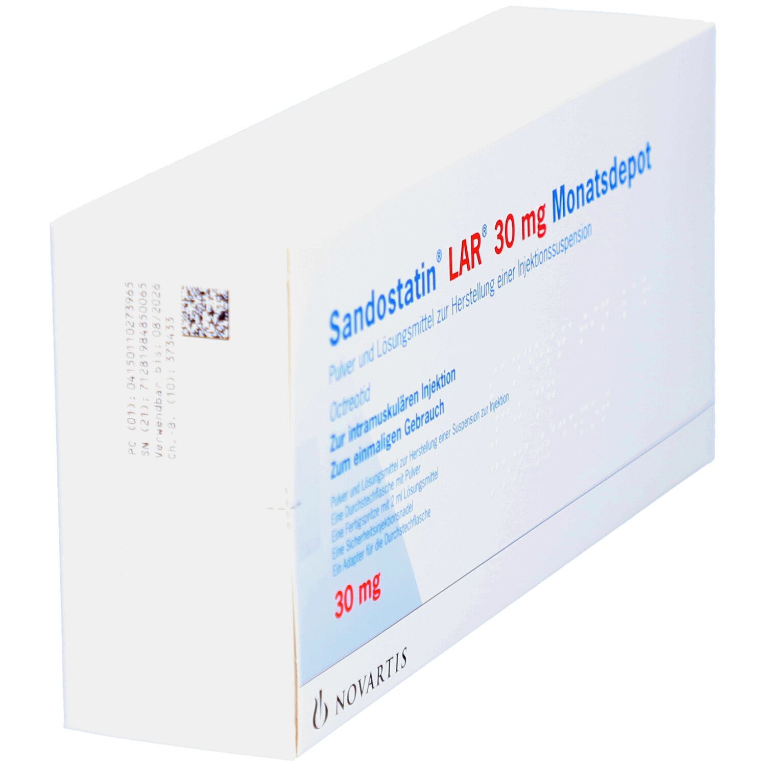 Sandostatin LAR-Monatsdepot 20 mg Tr.-Sub.m.L.-M. 1 St Trockensubstanz mit Lösungsmittel