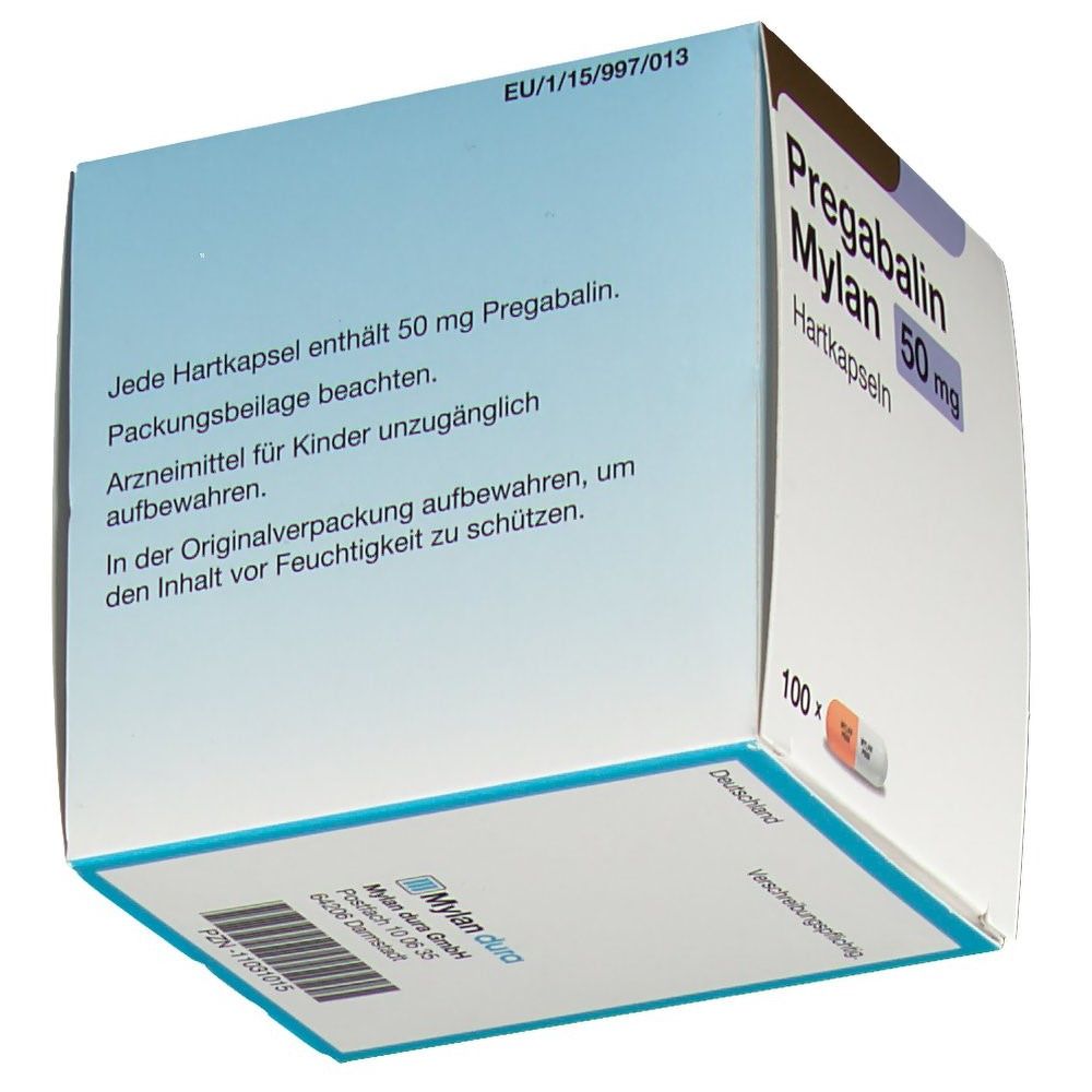 PREGABALIN Mylan 50 mg Hartkapseln