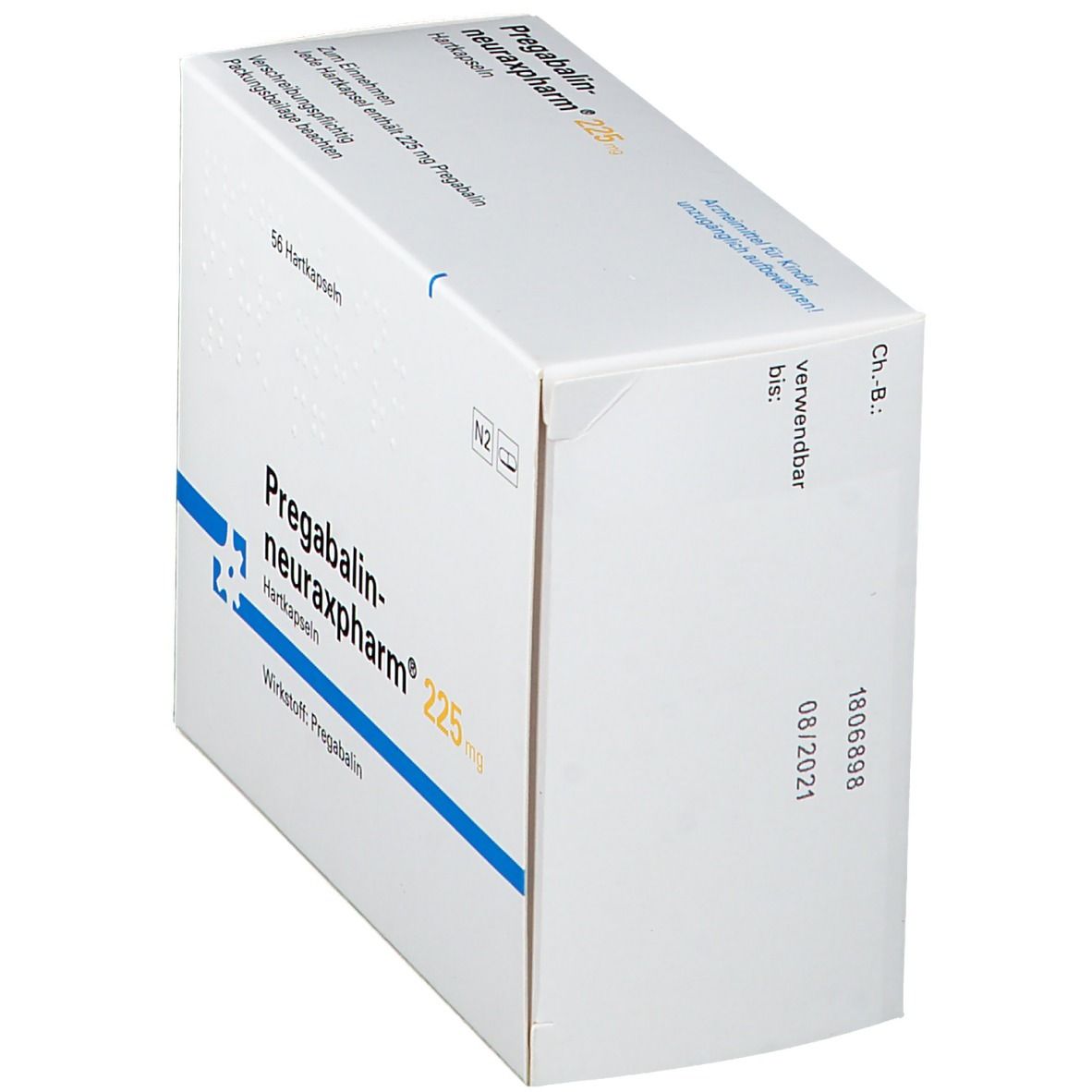 PREGABALIN-neuraxpharm 225 mg Hartkapseln 56 St