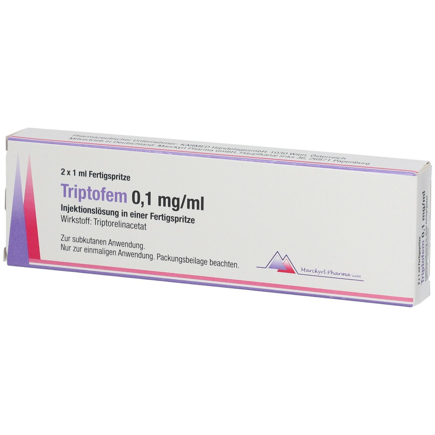 Triptofem 0,1 mg/ml Inj.-Lösung i.e.Fertigspr. 2 St Fertigspritzen