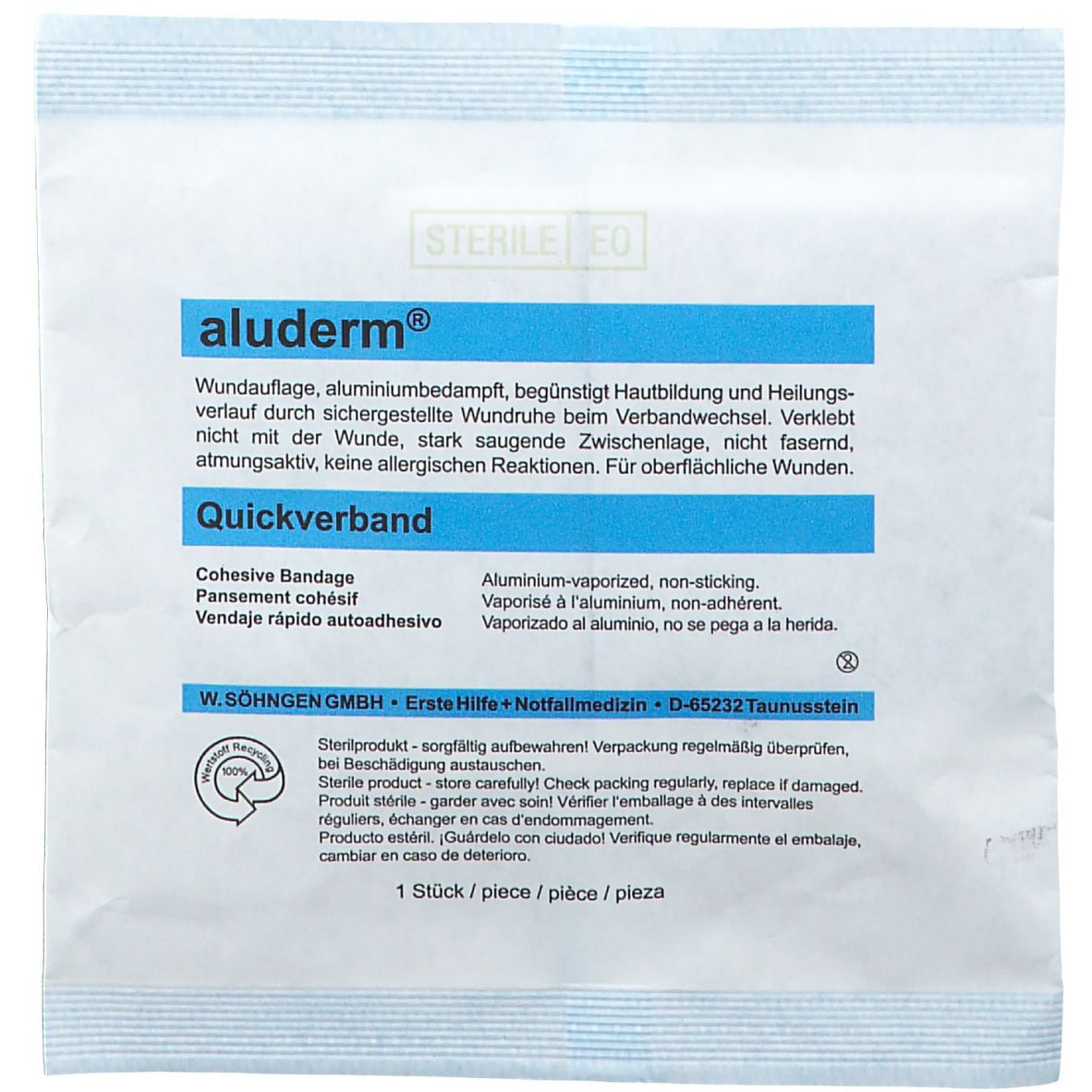 aluderm® Quickverband klein