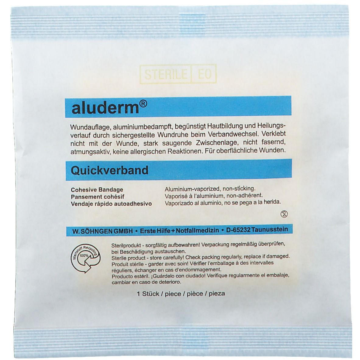 aluderm® Quickverband groß