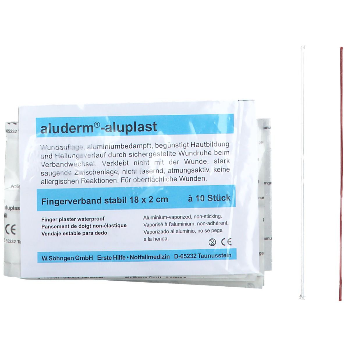 Aluderm aluplast stabil Fingerverband 2x18 cm